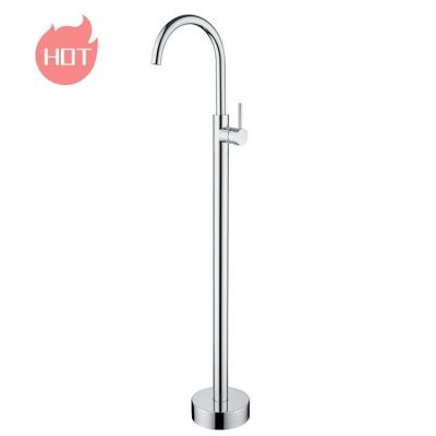 China Without Slide Bar Woai Chrome Shower European Bestseller Faucet Bathroom Set Floor Bath Faucet Floor Shower Head Bath & shower faucet brass for sale