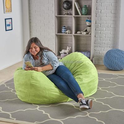 China Adjustable (Size) No Filing Custom Soft Fabric Home Modern Furniture Bean Bags For Adults for sale