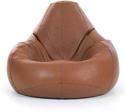 China Adjustable (Size) No Color Custom Size Bean Bag Chair Bed For Large Leather Lounge Filling Bean Bags for sale