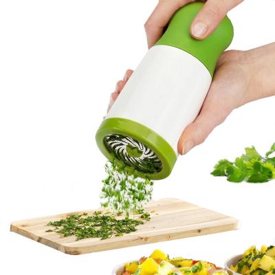 China Viable Manual Vegetable Grinder Parsley Chopper Kitchen Utensils Stainless Steel Pepper Grinder for sale