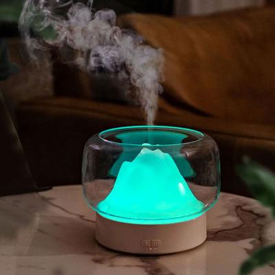 China Air Humidification+Light Cloud Air Humidifier Aromatherapy Fragrance Essential Oil Diffuser Warm Colors Night 