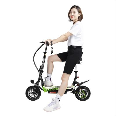 China 2021 New 36V Foldable Electric Trotinette Scooter Unisex Cheap 500W Lithium Battery Brushless Motor for sale