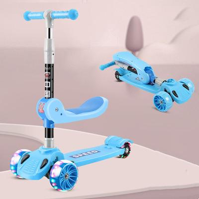 China China Factory Fast Cheap Folding Kids Scooter With Seat/Wholesale 3 Wheel Scooter For Kids Kick Scooters Foot Scooters Kid For Sale for sale