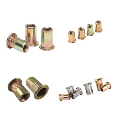 China Heavy industry hot sale flat head rivet blind nut M3 M4 M5 M6 M8 M10 M12 for furniture for sale