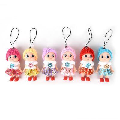 China Promotional Cute Softest Stuffed Toy SA3908 Fashion Animals Key Chain Kids Plush Doll Key Chain Advertising for sale