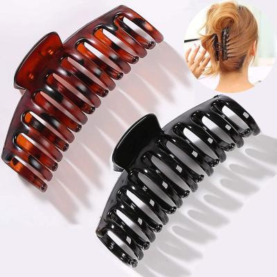 China Cute Hair Claw Clips Large Non-slip Claw Clip For Women And Girls Thin Hair Hold Strong Hair Clips RC544 for sale