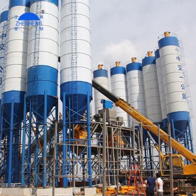 China Building material stores factory station 120m3h hzs series concrete batching plant for sale