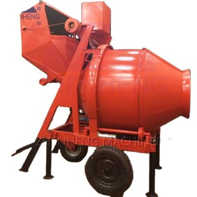 China Building Material Stores Cement Mobile Concrete Mixer JZR250 Mixer Concrete Mixer Diesel Engine for sale