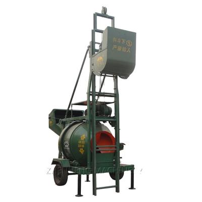 China Construction material shops concrete mixer with lift hopper jzc 350 diesel cement mixer in concrete mixer sale sri lanka for sale