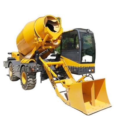 China Chinese Factory Self Loading Mixer Brand New Concrete Self Loading Cement Truck For Sale for sale