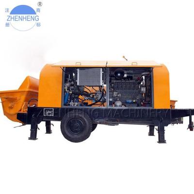 China Factory high qualityconcrete concrete pump machine diesel engine pump HBTS80R trailer concrete pump for sale