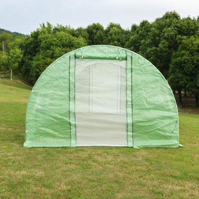 China Stable Structure Easily Assembled Agricultural Plastic Products Other Greenhouses Single-Span Nursery Green House Tunnel Greenhouse With Ventilation System for sale