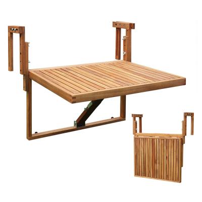 China Modern Outdoor Wood Table For Balcony Folding Function Bamboo Table for sale