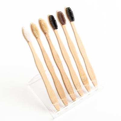 China Wholesale Cheap Price Eco-Friendly Wholesale Toothbrush Soft Nano Nano Medium Bamboo Toothbrush For Kids for sale