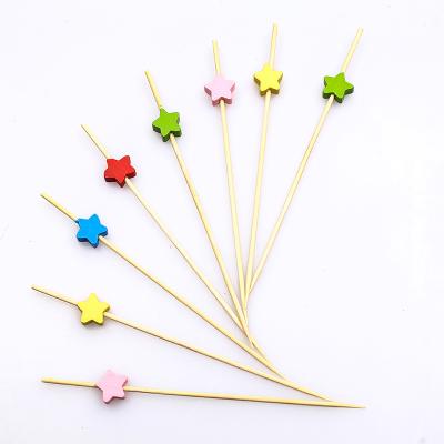 China Wholesale disposable many occasions to use fruit barbecue skewers can be used environmentally friendly bamboo stick for sale