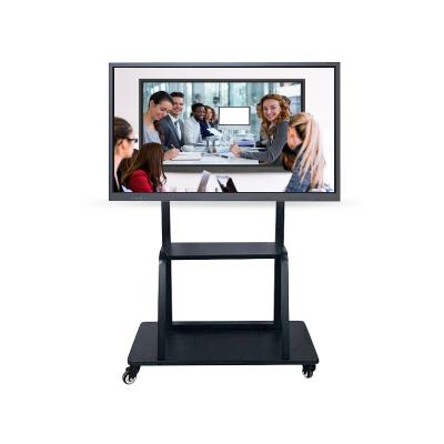 China Outdoor / Indoor Touch Screen Digital Display Interactive Flat Panel 75inch LCD Whiteboard Multi Smart Panel For Classroom for sale