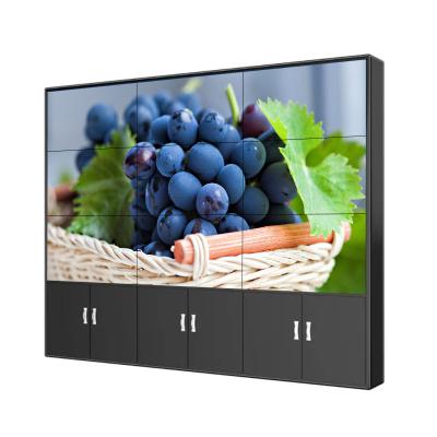 China 46 49 55 65 Inch Lcd 4k Video Wall Indoor Panel 2x2 3x3 Display Indoor Splicing Lcd Screen Advertising Display for sale