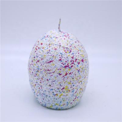 China Large Shape Unique Custom Decorative Fragrance Egg Scented Candle With Customized Package for sale