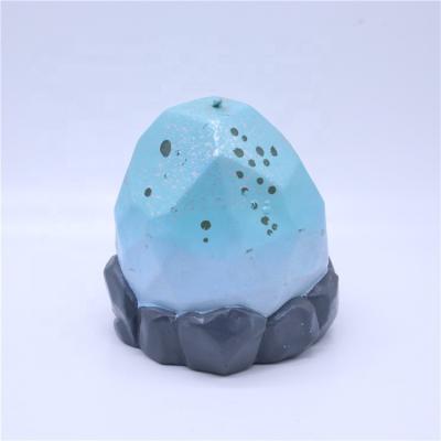 China Unique Shape Hand Poured Large Large Aromatic Art Fragrance Candles Artificial Handmade Dinosaur Egg Decoration for sale