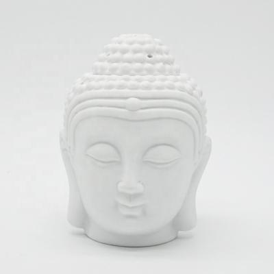 China Candle Heater Oil Burner Handwork Creative Buddha Aroma Ceramic Oil Burner for sale