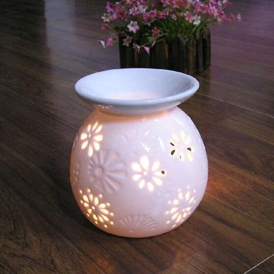 China Ceramic Candle Warmer Oil Burner Tea Light Holder, Aromatherapy Essential Oil Burner Decoration for Living Room for sale