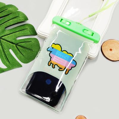 China Factory Factory Waterproof Universal Waterproof PVC Cell Phone Case Pocket Phone Dry Bag For Mobile With Lanyard for sale