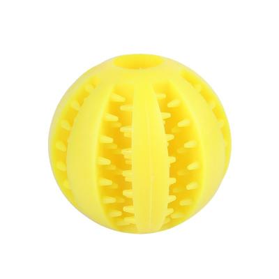 China Supplier Free Sample Viable Free Sample Food Rubber Pet Bite Ball Chew Dog Chew Dog Interactive Interactive Toy for sale