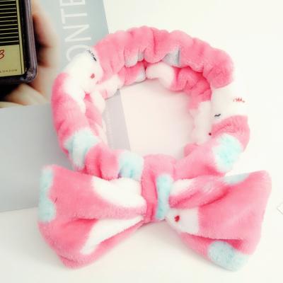 China Washable. Increase. Wholesale Reusable High Quality Plain Dyed Soft Microfiber Baby Headband Makeup Bows Baby Headband for sale