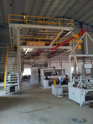 China 1.6 Meter 1.6m Single Beam PP Spunbonded Nonwoven Fabric Making Machine for sale