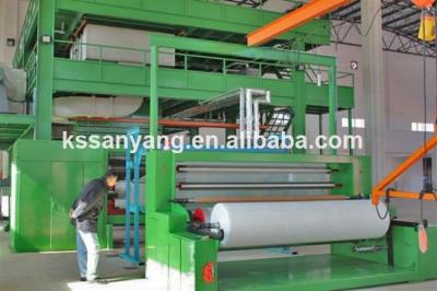 China 1.6m 1600-3200mm pp spunbond non woven fabric making machine in china for sale