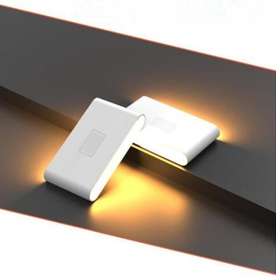 China Modern Home Smart Rechargeable Induction Wall Lamp Motion Sensor Bedroom Stair Led Night Light for sale