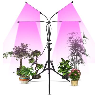 China Seed Starting LED To Grow Light With Tripod Stand 10 Dimmable Levels Grow Light With 3 Mode Timing Function For Indoor Plants for sale