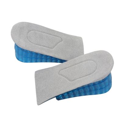 China Height Increasing Comfortable Height Adjustable 3 Layers Increase Band Heel Cushion Shoes Insoles Foot Care Shoes Protection for sale