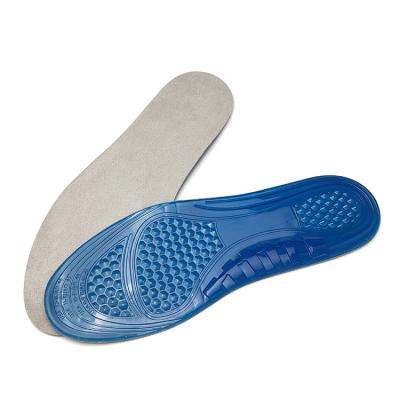 China Easy cut lines unisex shock absorption shoe stretch gel cushioning silicone cushioning insole for shoe for sale