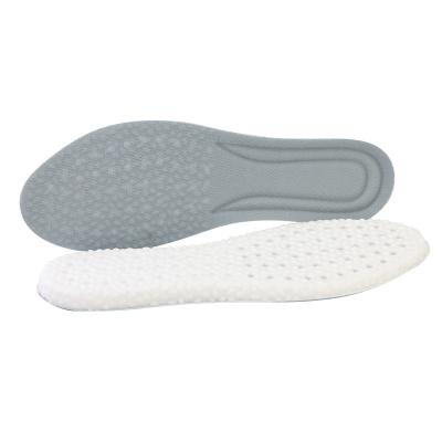 China Shock absorption shoe insert for men's and women's shock good sports elastic insole high TPU absportion for sale