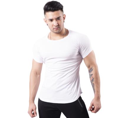 China Anti-Wrinkle Lightweight Comfortable Cotton Casual Men's 100% Loose Short Sleeves T-shirts Custom Made for sale