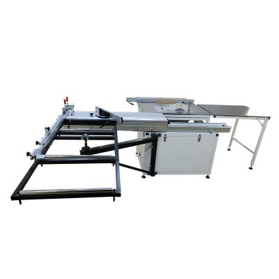 China Small VERTICAL double blade woodworking precision saw sliding table saw panel saw LB120 for sale