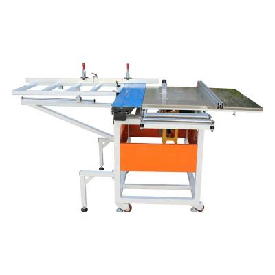 China Small VERTICAL woodworking board saw particleboard sliding table saw plate cut saw table for sale