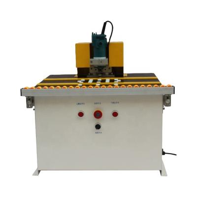 China Building Material Shops JBX200 Woodworking Double Side Edge Banding Machine Upper And Lower Trimming Machine for sale