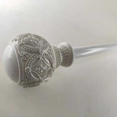 China Factory New Style Eco-Friendly Adjustable Metal Curtain Rod for sale