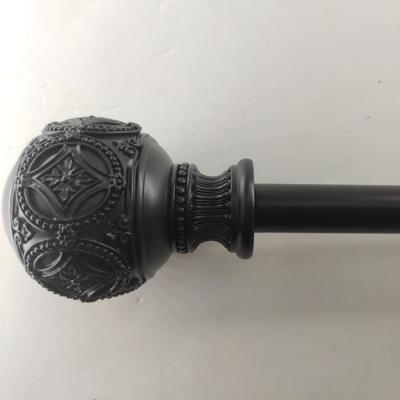 China Factory New Eco-Friendly Style Rod GLOBE Color Adjustable Metal Curtain Rod for sale