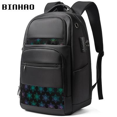 China BH7572 High Capacity Men's High Capacity Travel Backpack Men's Korean Fashion Trend High School Student Schoolbag Travel Backpack for sale