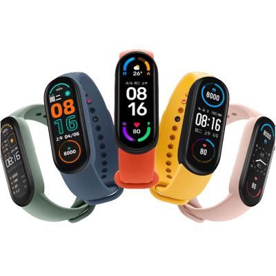 China Global Original Xiaomi MI Band 6 Band AMOLED Bracelet Fitness Tracker Waterproof Smart Watch Blood Oxygen GPS Navigation Version 1.56