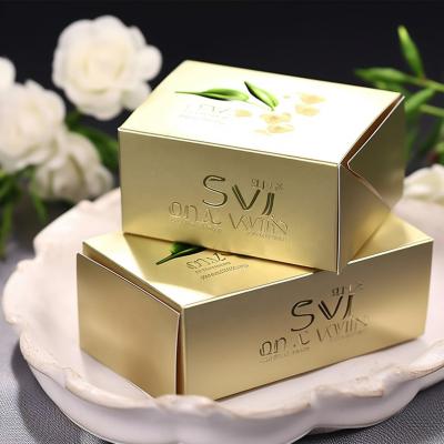 China Materials Factory Hot Sale Recycled Paper Boxes Carton Soap Logo Carton Box Custom Packaging for sale