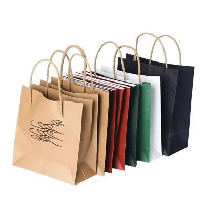 China Factory Direct Recyclable Kraft Paper Bag Coffee Carrier Bag Food Packaging Eco-Friendly Bag for sale