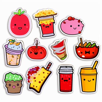 China New Design Waterproof Hot Selling Sticker Printing Packaging Labels Die Cut Logo Stickers for sale