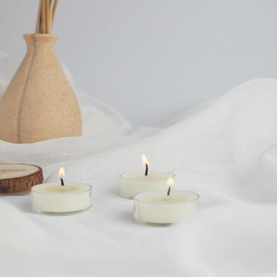 China Scented plastic candle holder / Unscented tealight fragrance scented tealight candles tealight candles for sale