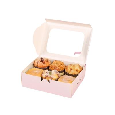 China Recyclable Wholesale Luxury OEM & ODM Manufacture Custom Printing Cupcake Boxes With Tart Transparent Egg Box for sale