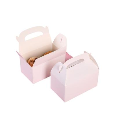 China Recyclable Wholesale Luxury OEM & ODM Fabricate Custom Printing Cupcake Boxes With Cake Board Rectangle for sale