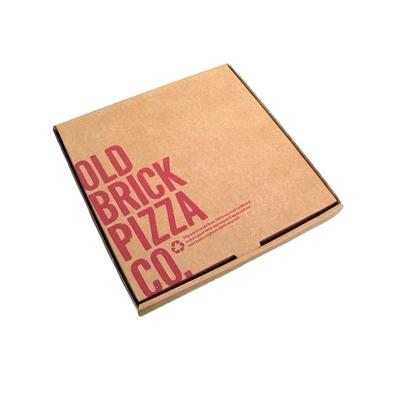 China 2022 New Arrival Biodegradable 14 Inch Custom Size Logo Printed Manufacturer Take Away Hot Selling Eco-Friendly Pizza Box for sale